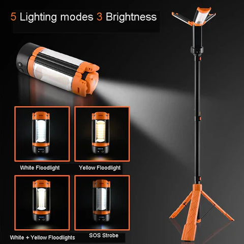 Telescopic Camping Light with Stand